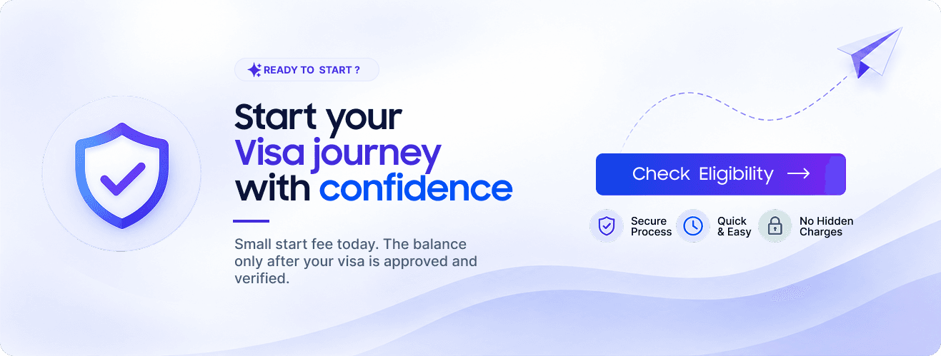 Start your visa journey with confidence